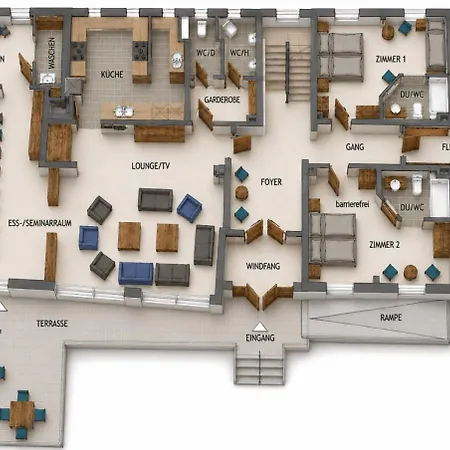 Gruppenhaus Haus Berchstein Apartment